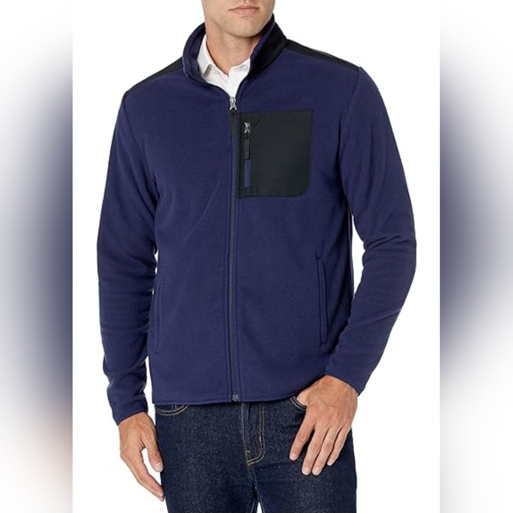 Amazon Essentials Men's Fleece  Zip Up Jacket